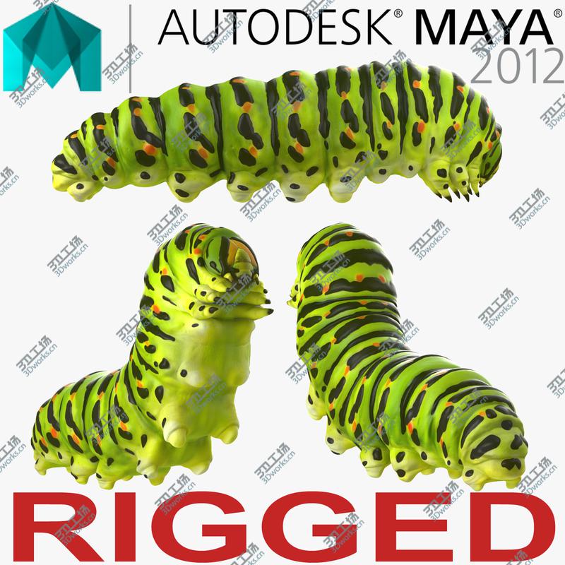 images/goods_img/202104091/Caterpillar Rigged for Maya/1.jpg